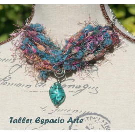 Collar corto de lana sin Aros