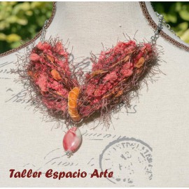 Collar corto de lana sin Aros