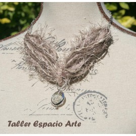 Collar corto de lana sin Aros