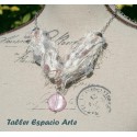 Collar corto de lana sin Aros