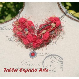 Collar corto de lana sin Aros