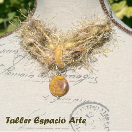 Collar corto de lana sin Aros