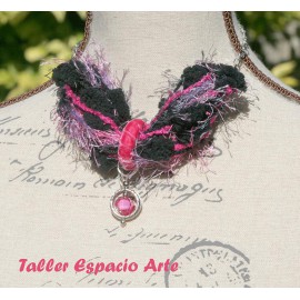 Collar corto de lana sin Aros