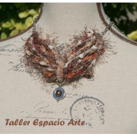 Collar corto de lana sin Aros