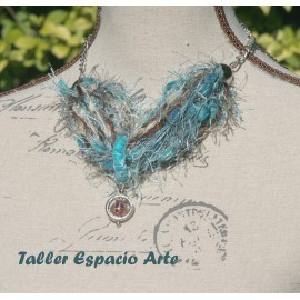 Collar corto de lana sin Aros