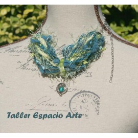 Collar corto de lana sin Aros