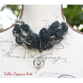 Collar corto de lana sin Aros