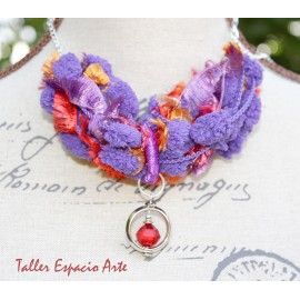 Collar corto de lana sin Aros