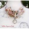 Collar corto de lana sin Aros