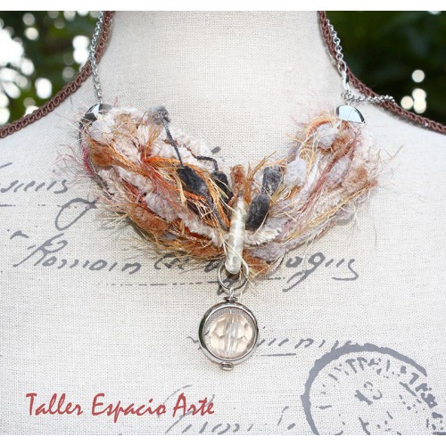 Collar corto de lana sin Aros