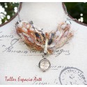 Collar corto de lana sin Aros