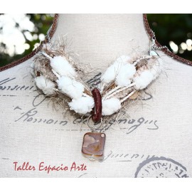 Collar corto de lana sin Aros