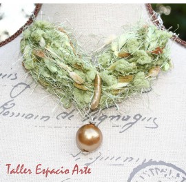 Collar corto de lana sin Aros