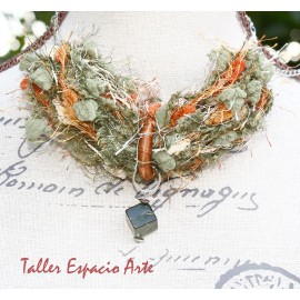 Collar corto de lana sin Aros