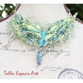 Collar corto de lana sin Aros