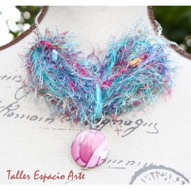 Collar corto de lana sin Aros