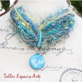 Collar corto de lana sin Aros
