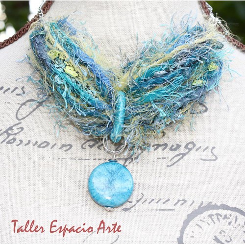 Collar corto de lana sin Aros
