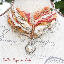 Collar corto de lana sin Aros