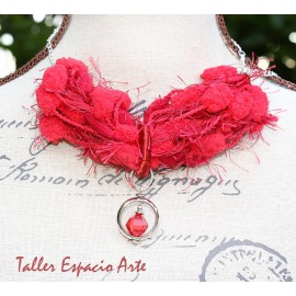Collar corto de lana sin Aros
