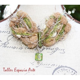 Collar corto de lana sin Aros