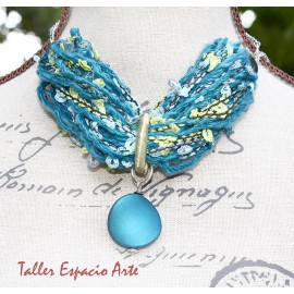 Collar corto de lana sin Aros
