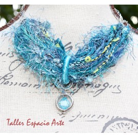 Collar corto de lana sin Aros
