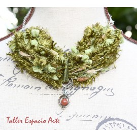 Collar corto de lana sin Aros