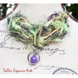 Collar corto de lana sin Aros