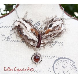 Collar corto de lana sin Aros