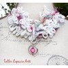 Collar corto de lana sin Aros