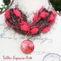 Collar corto de lana sin Aros