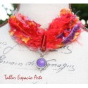 Collar corto de lana sin Aros