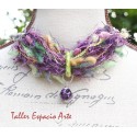 Collar corto de lana sin Aros